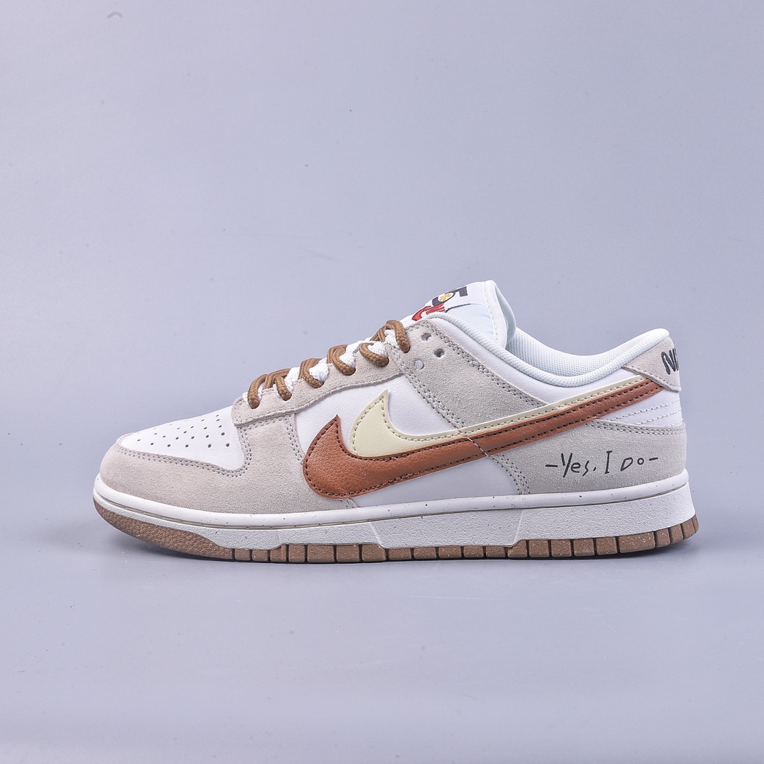 260 GT Nike SB Dunk Low ”85” 双勾低帮运动休闲板鞋 白棕涂鸦 DO9457-100