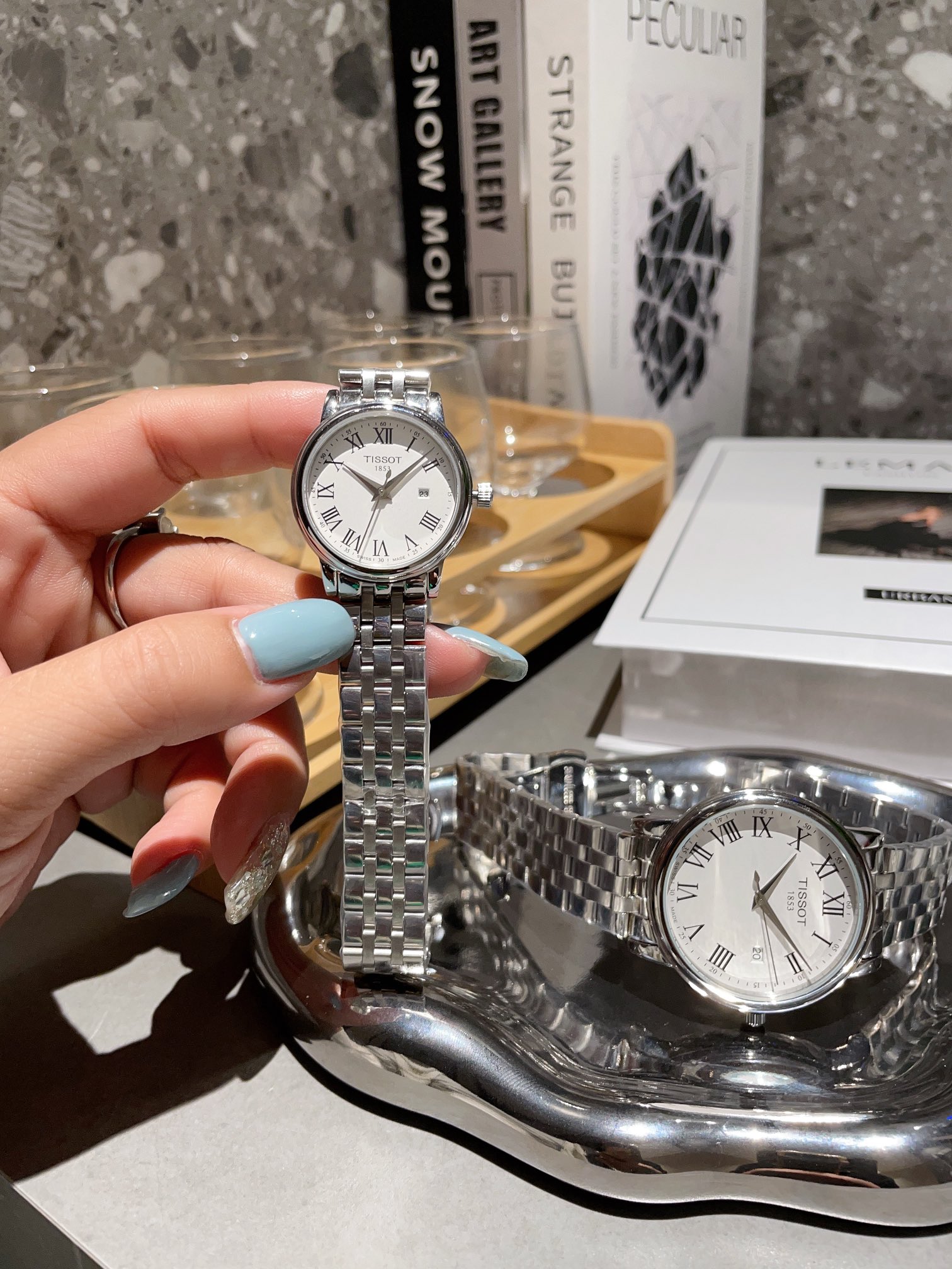 “Tissot TISSOT23 Men’s Watch: Golden Steel Belt, 30mm Female Design, 316L Steel” - 图片 2