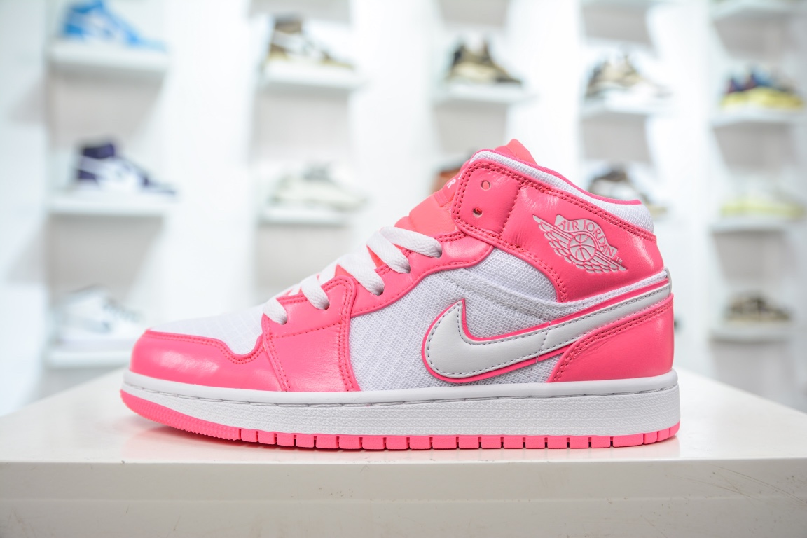 240 U 原装Air Jordan 1 Mid 中帮篮球鞋 555112-611