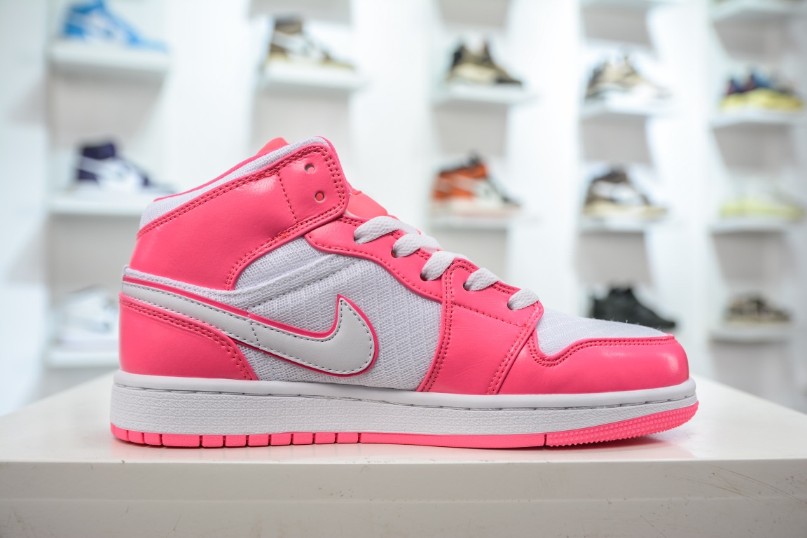 240 U 原装Air Jordan 1 Mid 中帮篮球鞋 555112-611