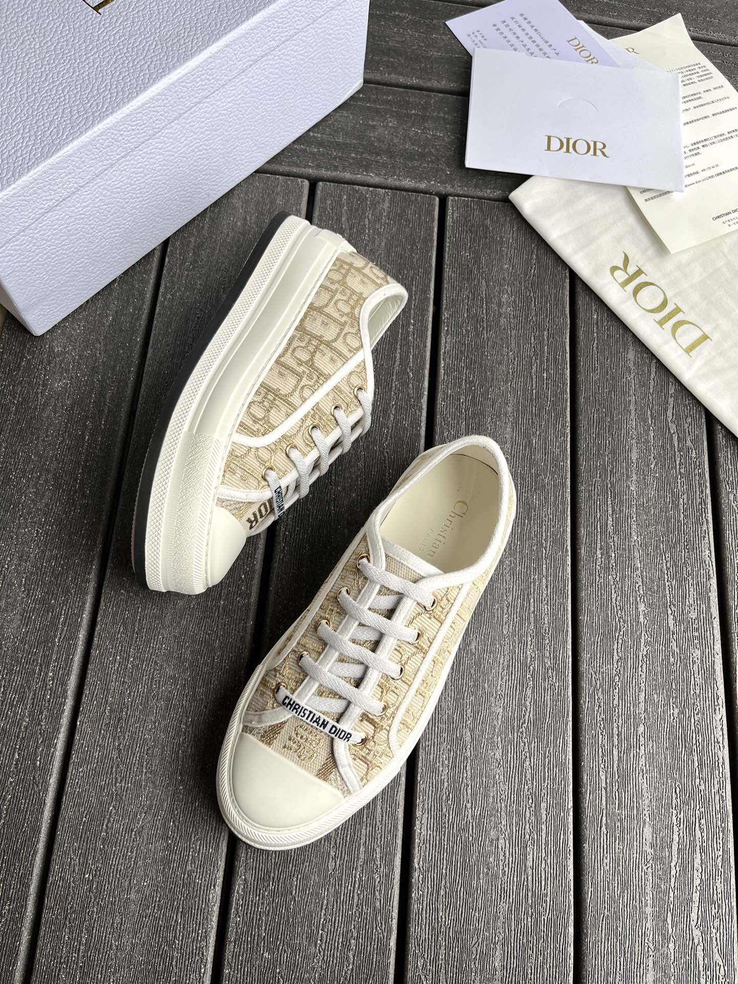 Женские кеды Dior Walk 'n' Dior с принтом