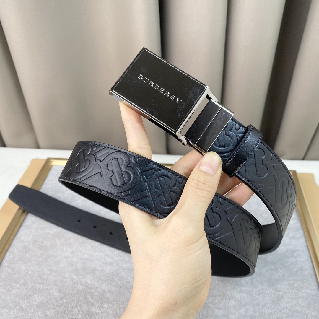 TB巴宝L进口牛皮宽3.5CM官网同