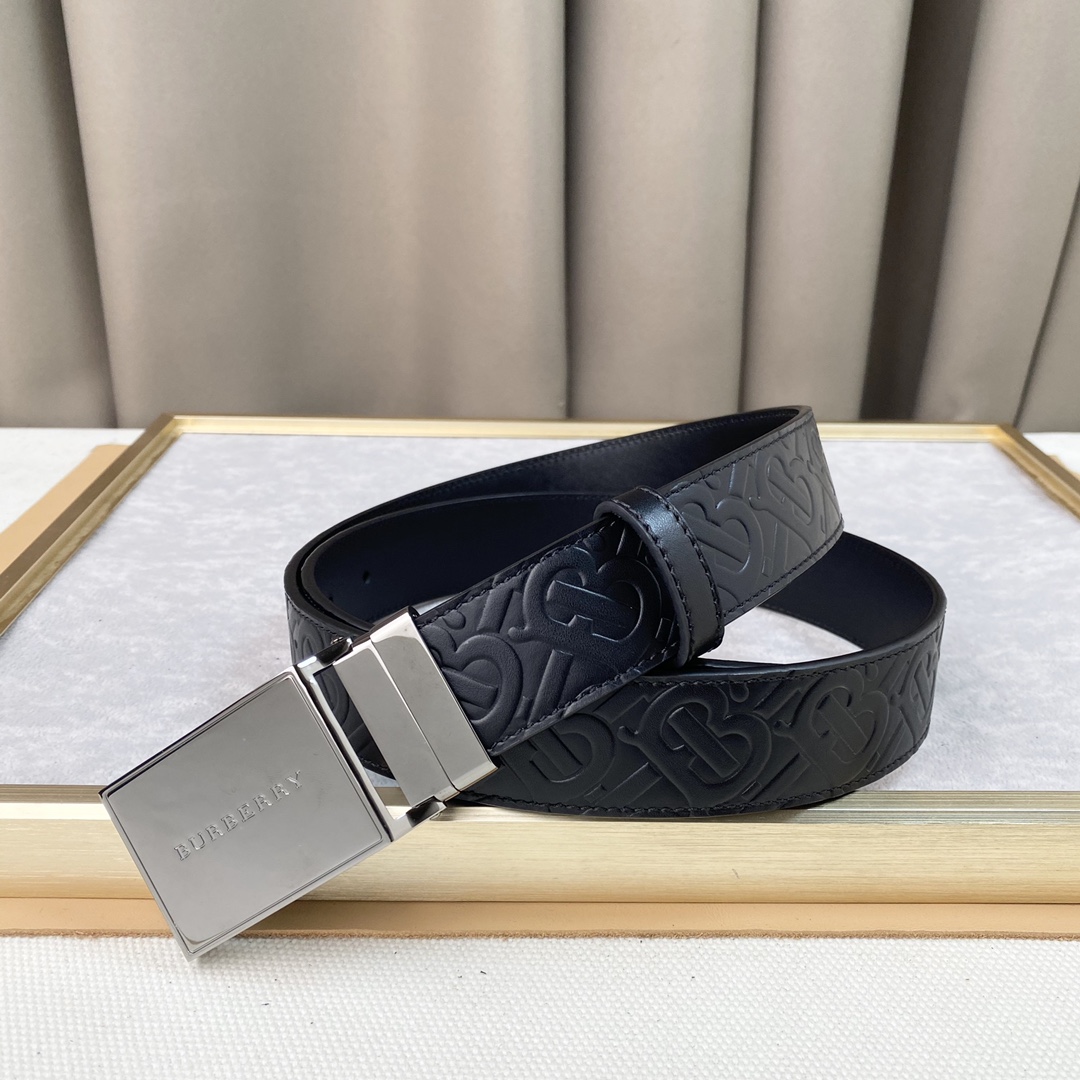 TB巴宝L进口牛皮宽3.5CM官网同