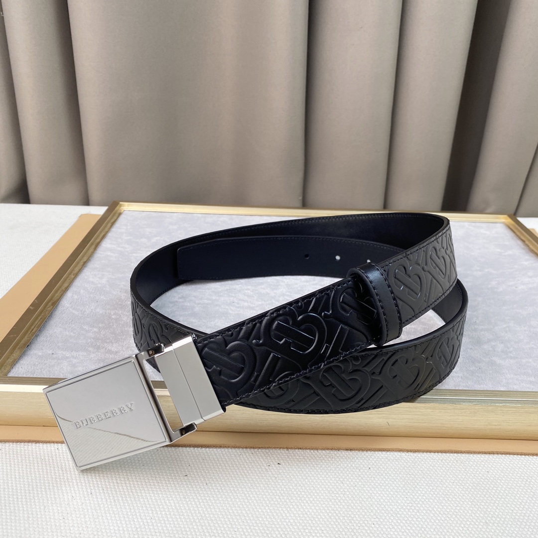 TB巴宝L进口牛皮宽3.5CM官网同