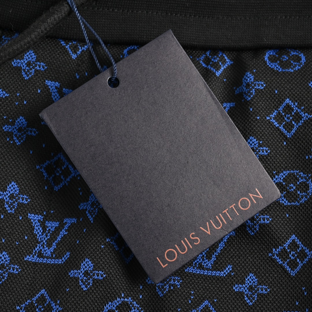 Louis Vuitton/路易威登 23ss 满印提花logo短裤 lv2023新款提花logo短裤