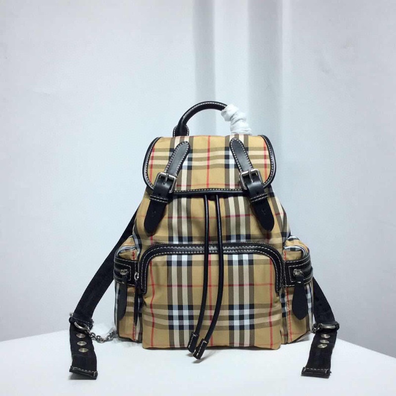 Burberry sacs Sac À Dos Coton Cuir de vache Vintage