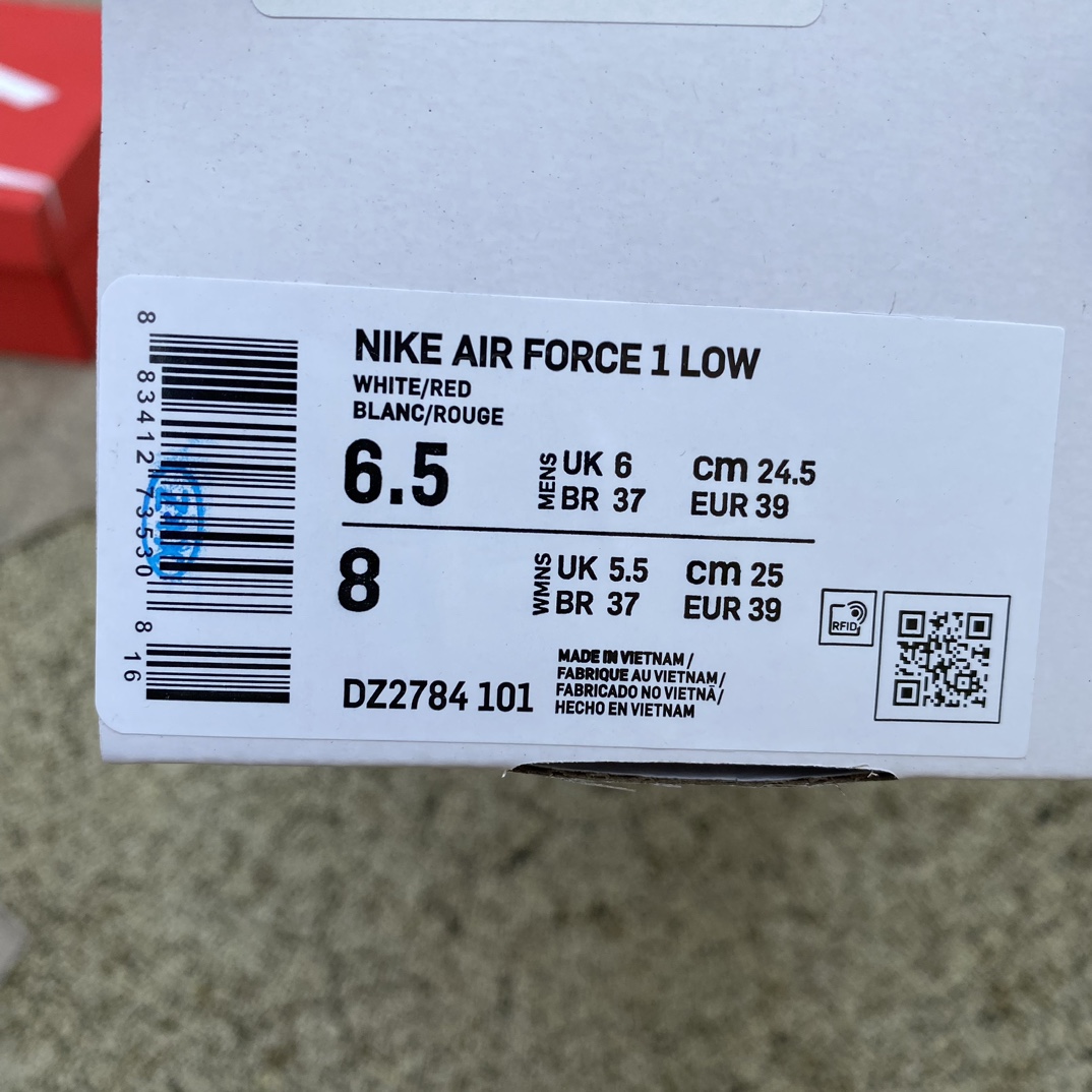 AF1白粉low尺码36-45NIK