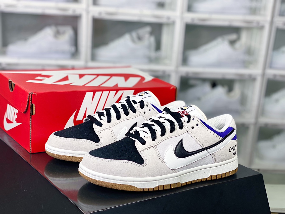 220 SB Dunk Low SE”85 Double Swoosh/Grey/Black/Only You”扣篮板鞋“浅灰树 DO9457-138