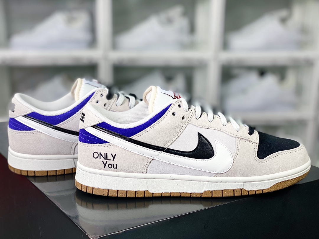 220 SB Dunk Low SE”85 Double Swoosh/Grey/Black/Only You”扣篮板鞋“浅灰树 DO9457-138