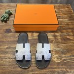 Hermes Store
 Shoes Slippers Cowhide Genuine Leather