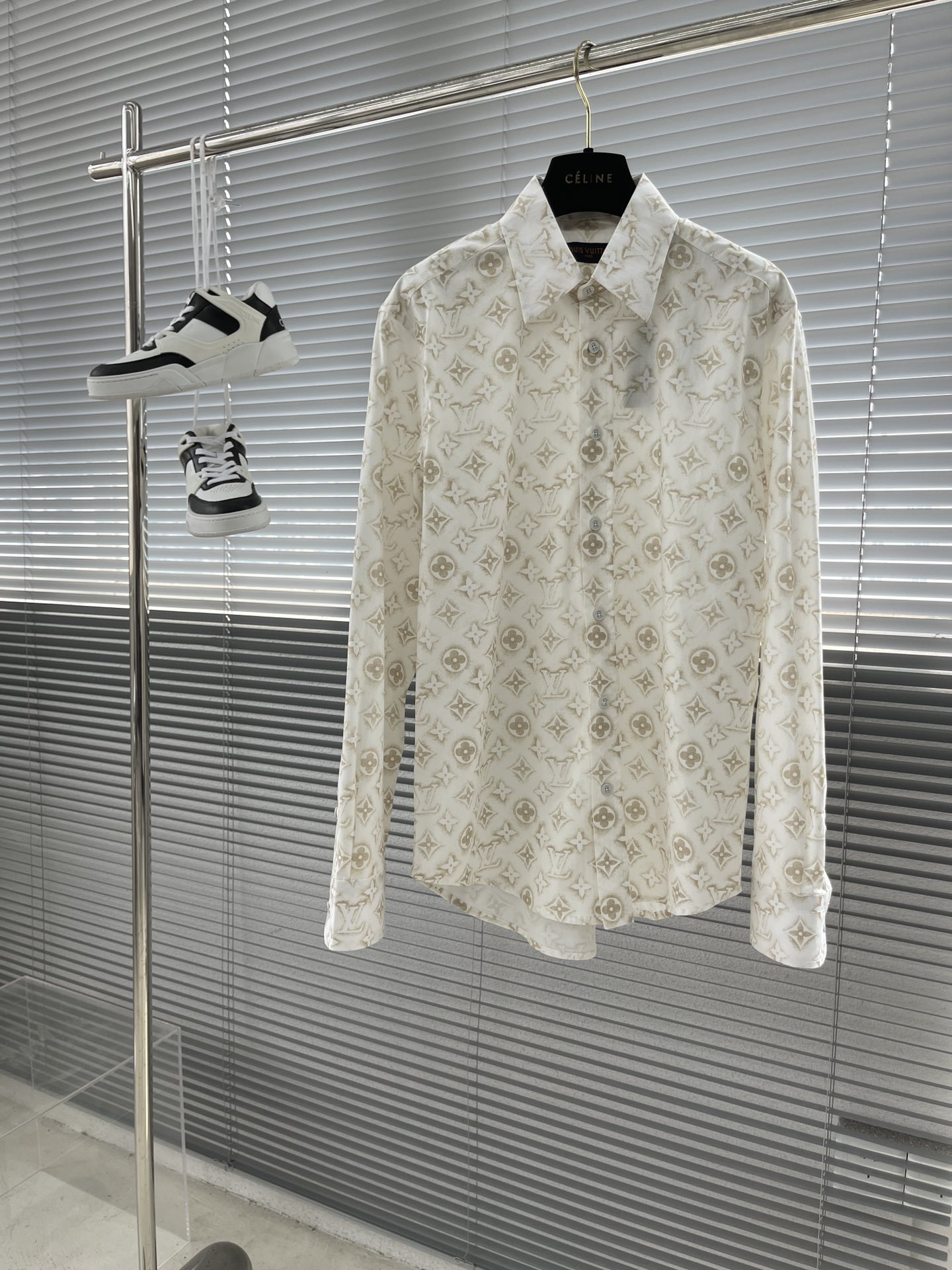 لويس فيتون ملابس قمصان & البلوزات مصمم جديد نسخة طبق الأصل
 العام للرجال والنساء قطن كم طويل