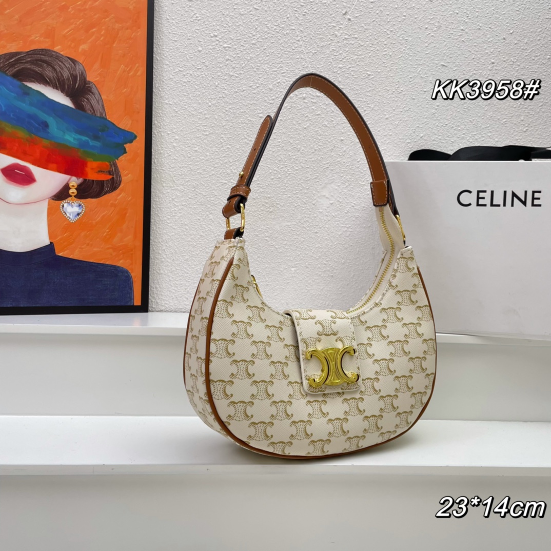 310 Celine最最最Celine2023Ava豌豆腋下包月牙的版  KK3958