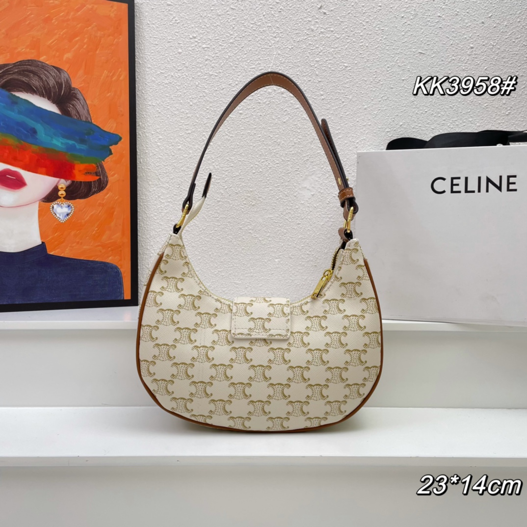 310 Celine最最最Celine2023Ava豌豆腋下包月牙的版  KK3958