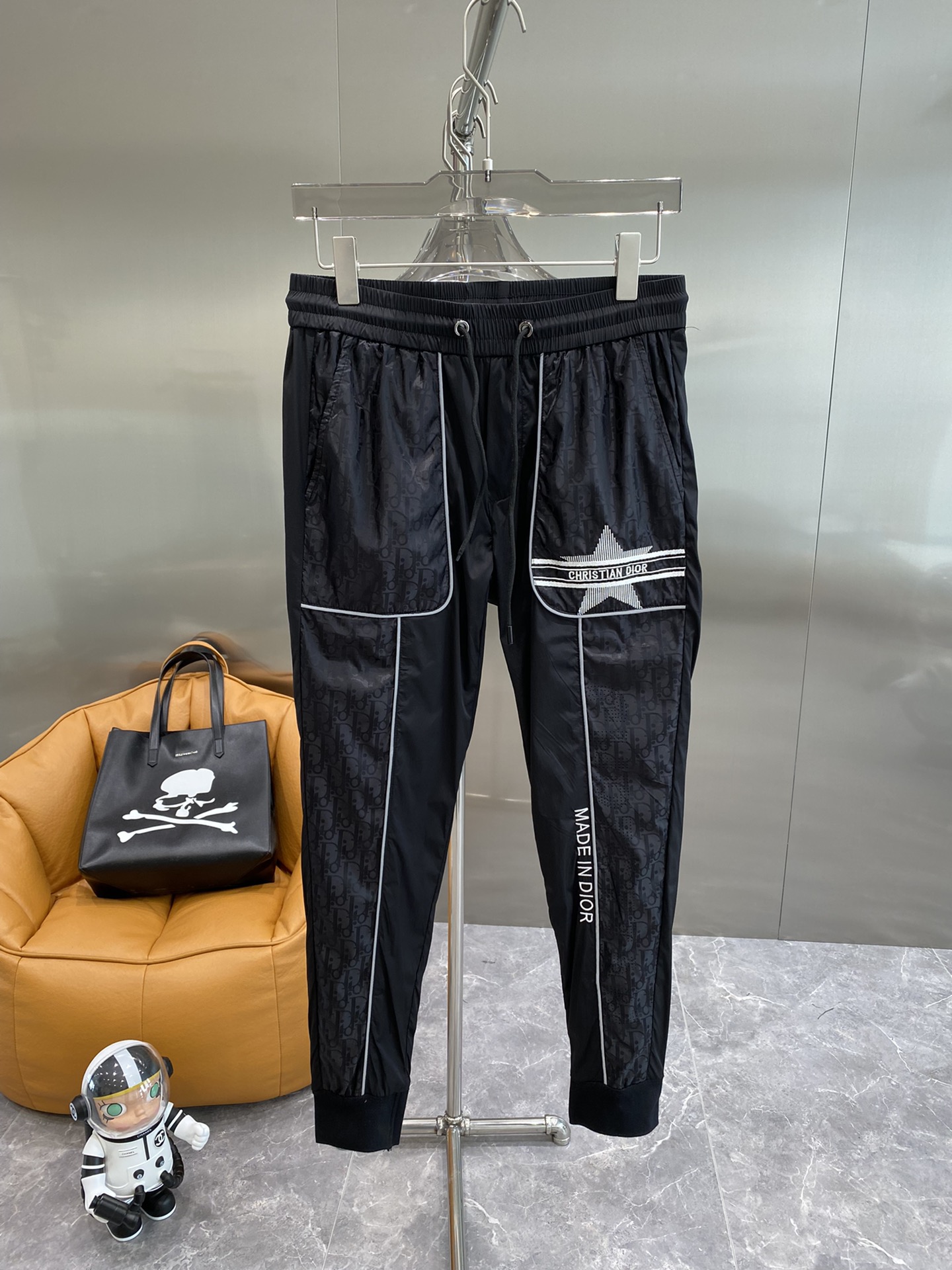 Dior Clothing Pants & Trousers Men Polyester Summer Collection Casual