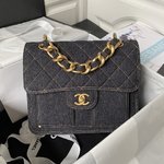 Best Quality Designer
 Chanel Classic Flap Bag Backpack Crossbody & Shoulder Bags Gold All Copper Calfskin Cowhide Vintage Chains