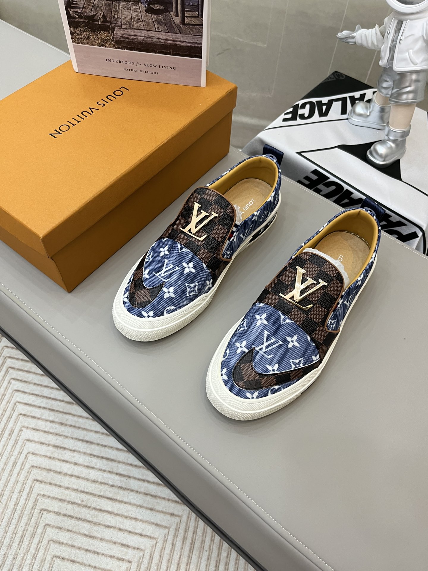 Louis Vuitton Casual Shoes Men Rubber Casual