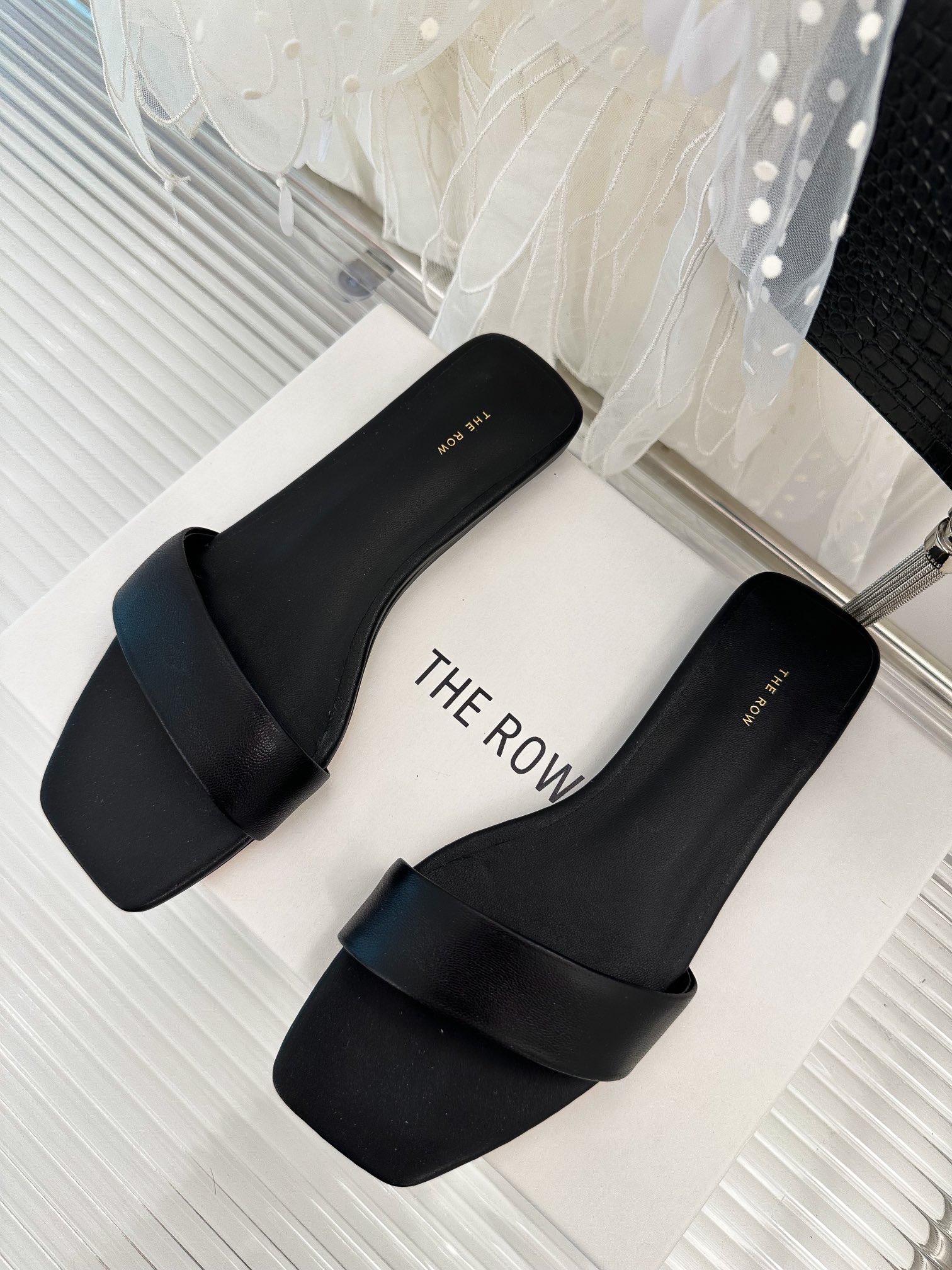 TheRow23ss春夏新品平底拖鞋