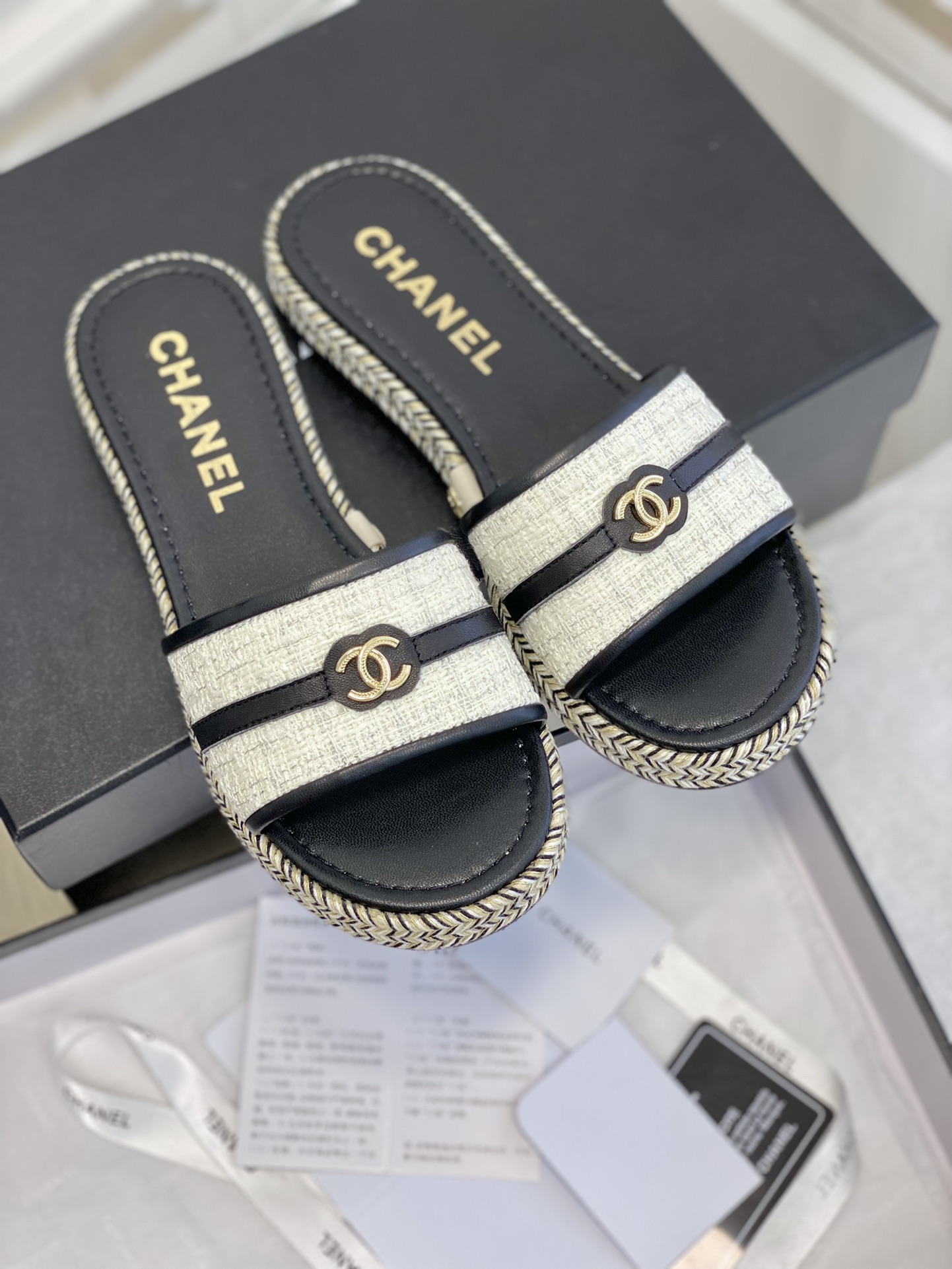 Chanel23新款中古拖鞋！精致的