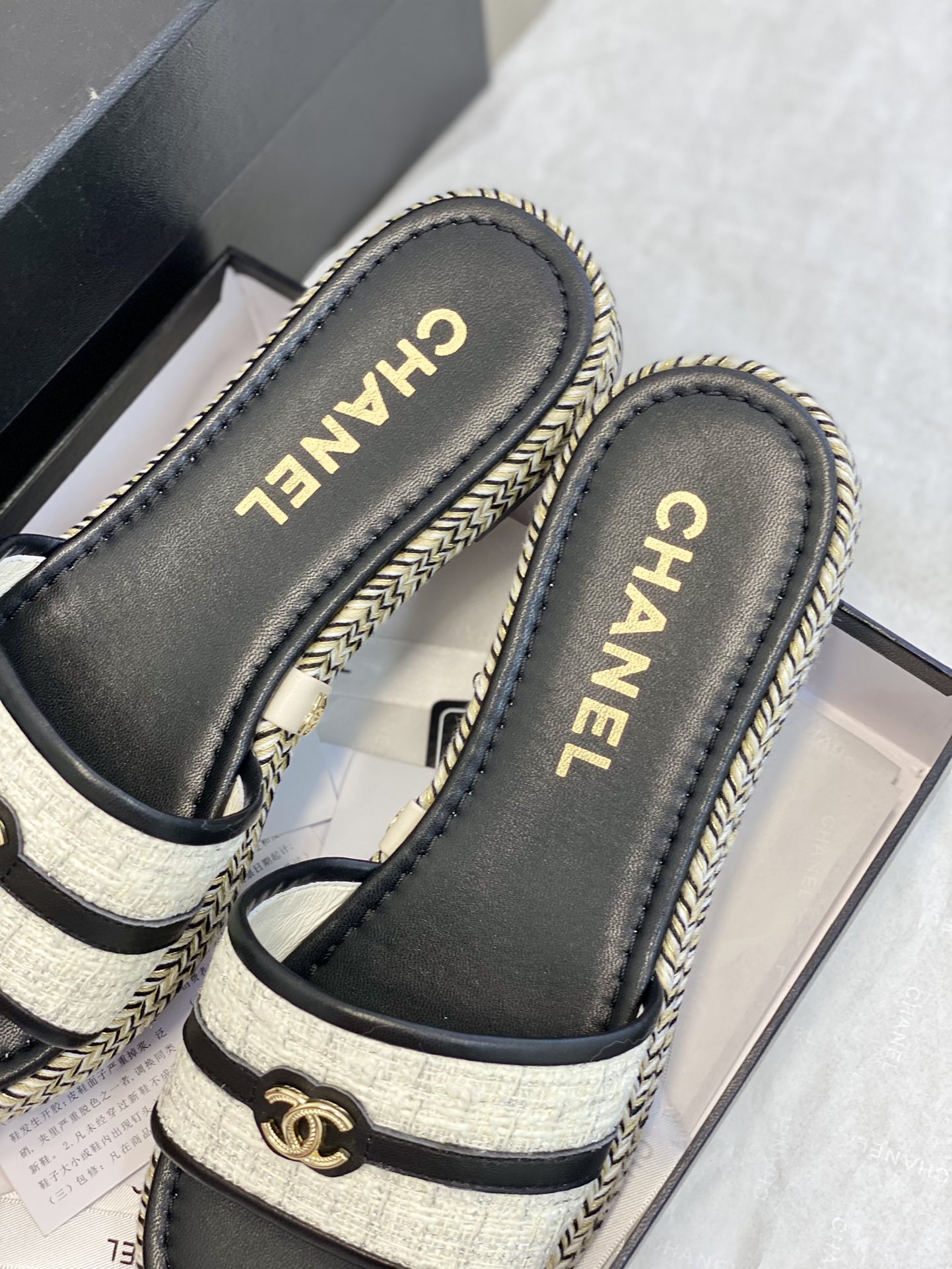 Chanel23新款中古拖鞋！精致的