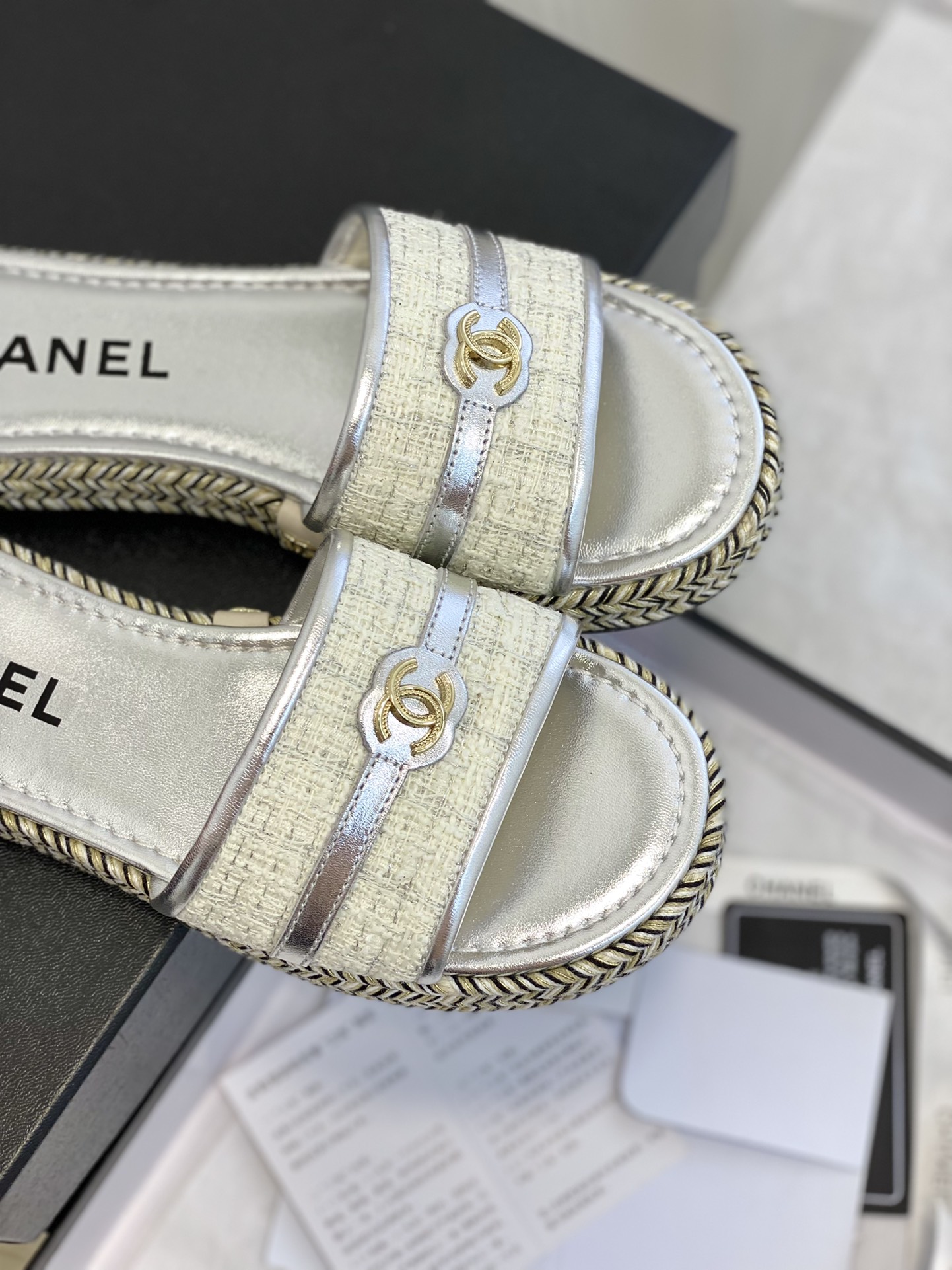 Chanel23新款中古拖鞋！精致的