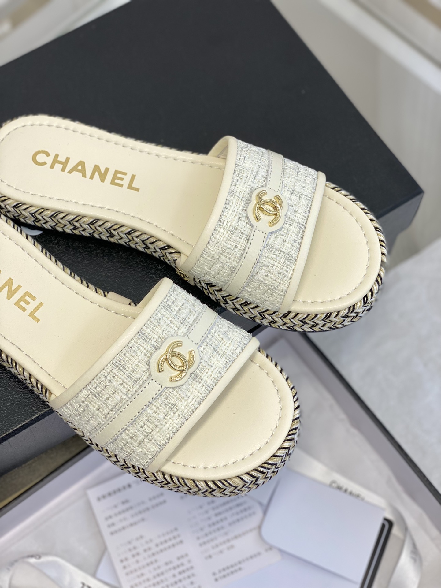 Chanel23新款中古拖鞋！精致的