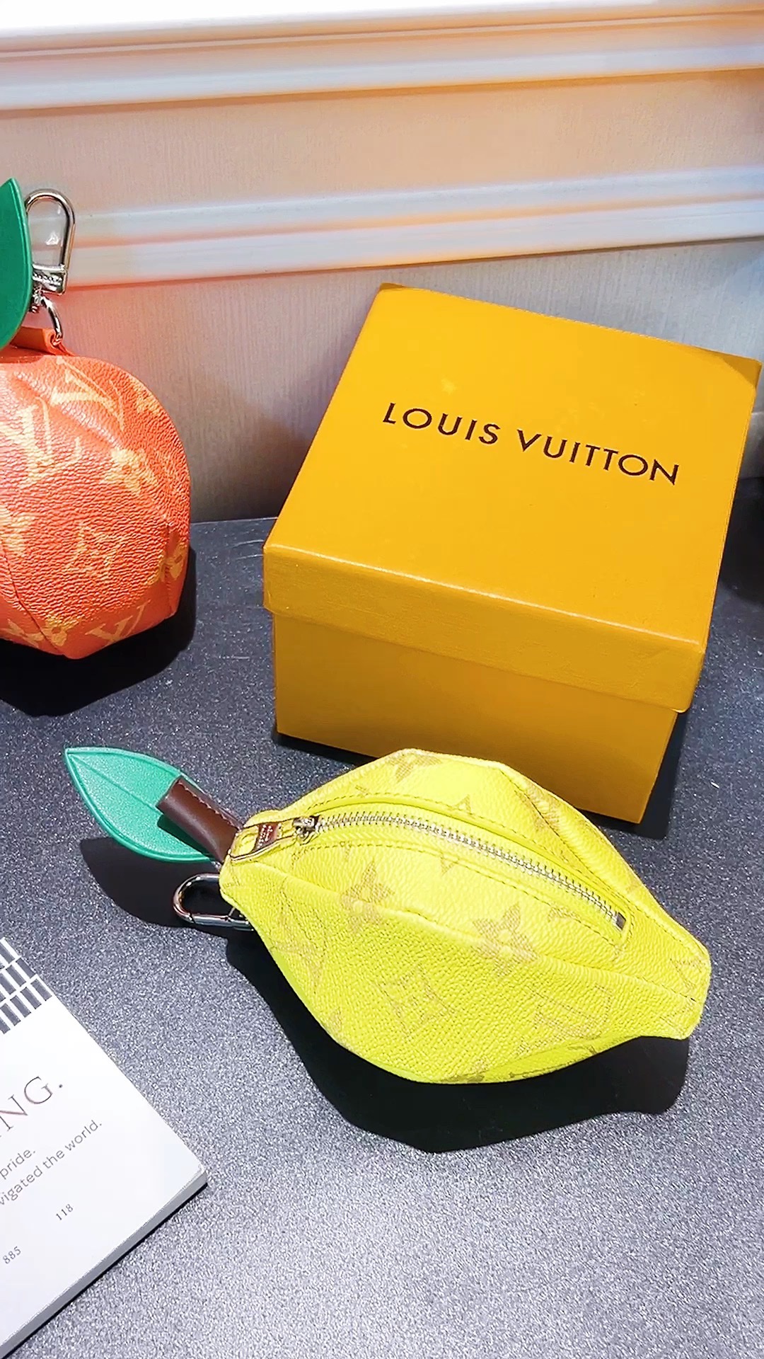 Louis Vuitton Orange, Lemon, and Radish Bag Charms - Comprehensive