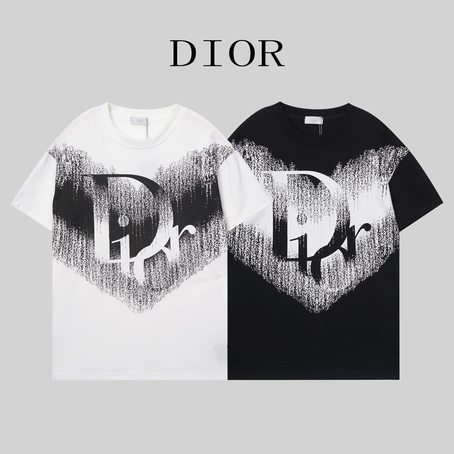 G1031 Hilo doble de alta calidad # DIOR * Dijia 2023 nueva camiseta de verano, confeccionada con 260 gramos de tela de …