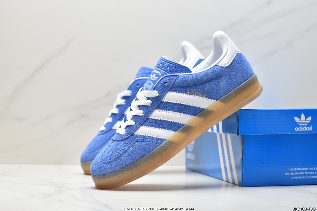 Adidas Originals Gazelle Indoor HQ8716 clover retro casual non-slip wear-resistant low-top sneakers