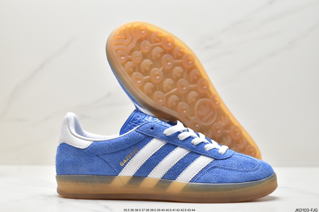 Adidas Originals Gazelle Indoor HQ8716 clover retro casual non-slip wear-resistant low-top sneakers