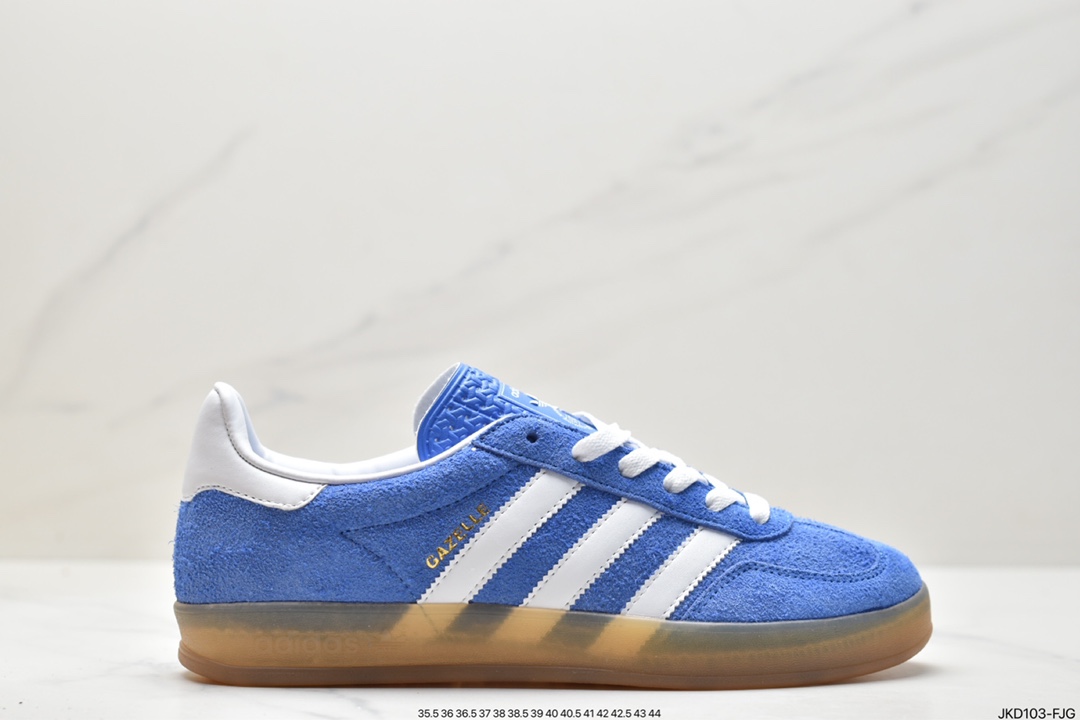 Adidas Originals Gazelle Indoor HQ8716 clover retro casual non-slip wear-resistant low-top sneakers