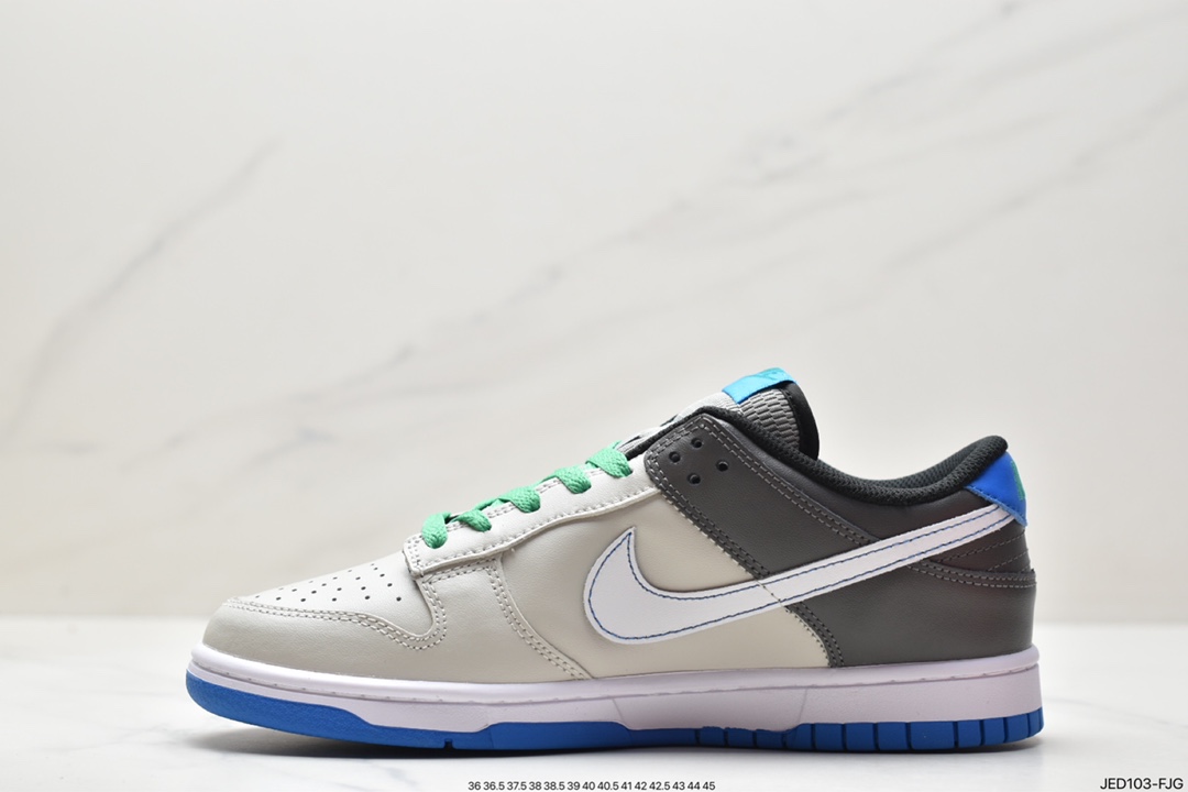 150 Nike SB Dunk Low”Grey/Black/Orange/Mini Swoosh”扣篮系列低帮板鞋 DH9765-004