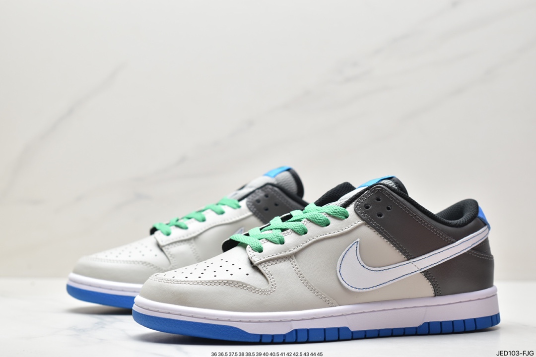 150 Nike SB Dunk Low”Grey/Black/Orange/Mini Swoosh”扣篮系列低帮板鞋 DH9765-004