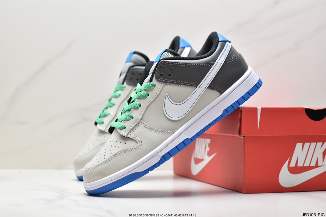 150 Nike SB Dunk Low”Grey/Black/Orange/Mini Swoosh”扣篮系列低帮板鞋 DH9765-004