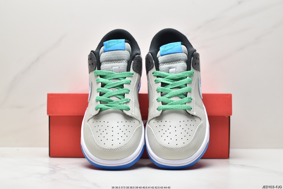 150 Nike SB Dunk Low”Grey/Black/Orange/Mini Swoosh”扣篮系列低帮板鞋 DH9765-004