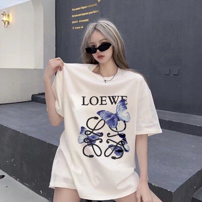 LOEWE罗意威 2023春夏新款 定制260g双纱纯棉面料