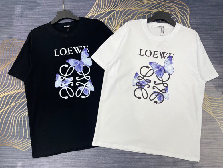 LOEWE罗意威 2023春夏新款 定制260g双纱纯棉面料