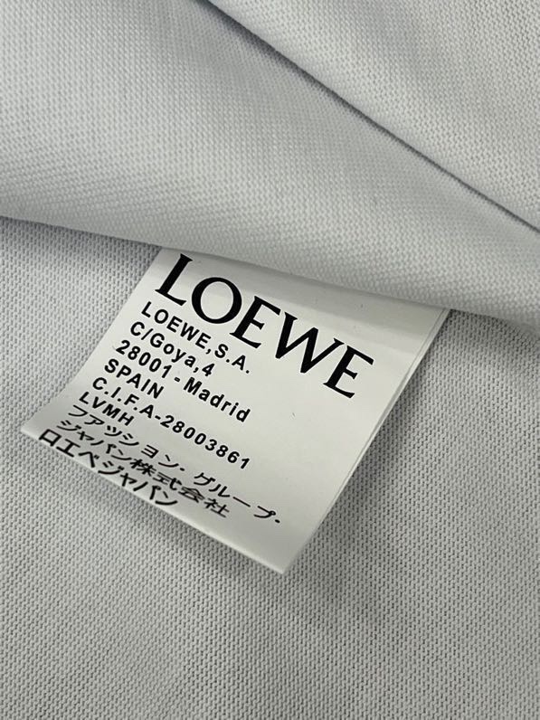 LOEWE罗意威 2023春夏新款 定制260g双纱纯棉面料
