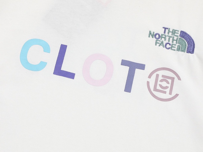 THE NORTH FACE x CLOT 北面联名款 SS23 冠希同款字母印花圆领短袖T恤
