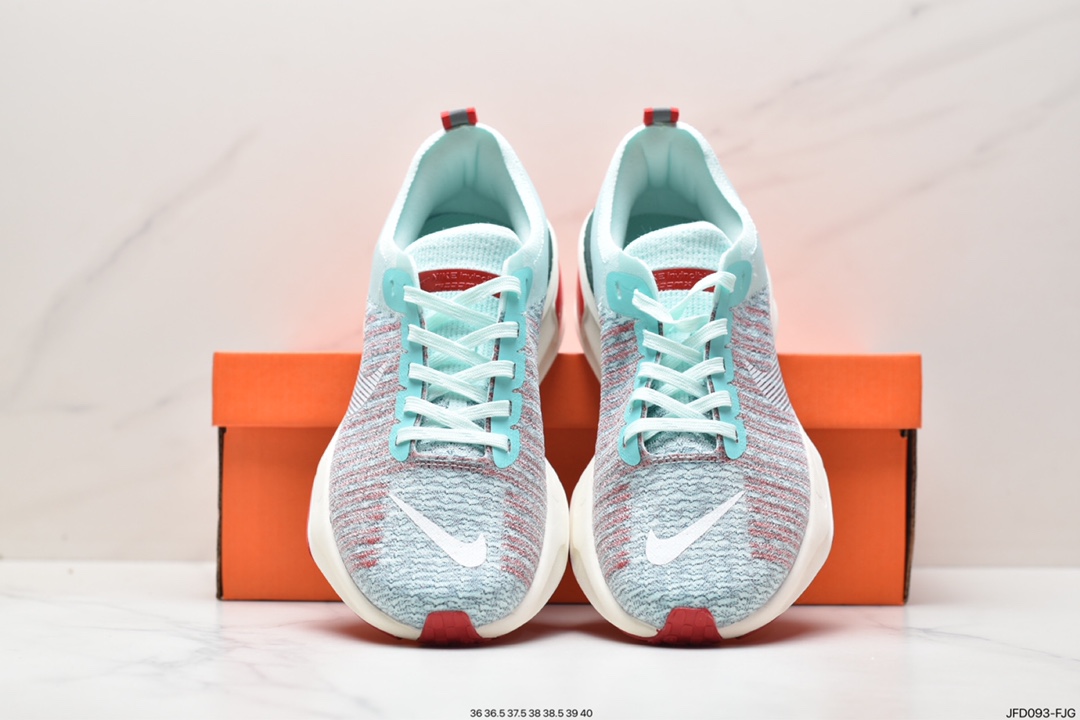 170 ZoomX Invincible Run Flyknit 3”White/Black/Red”不可战胜3代慢跑鞋 DR2615-020