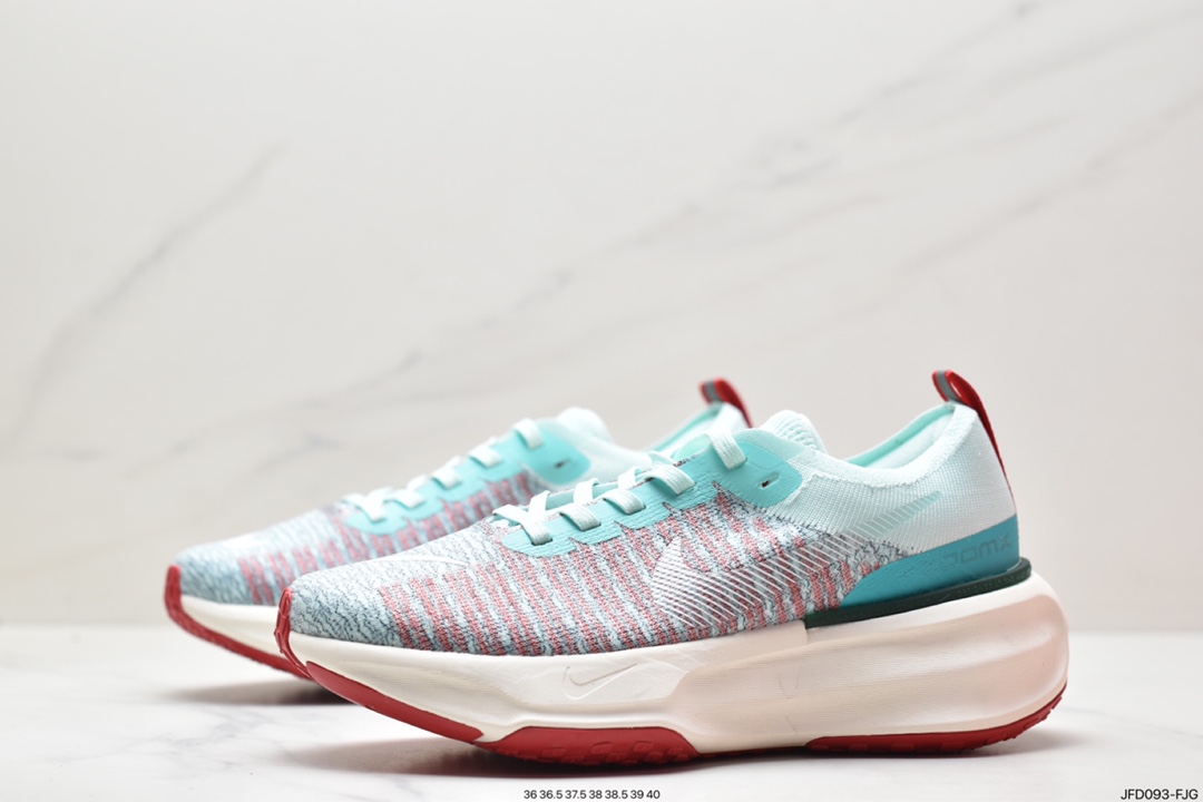 170 ZoomX Invincible Run Flyknit 3”White/Black/Red”不可战胜3代慢跑鞋 DR2615-020