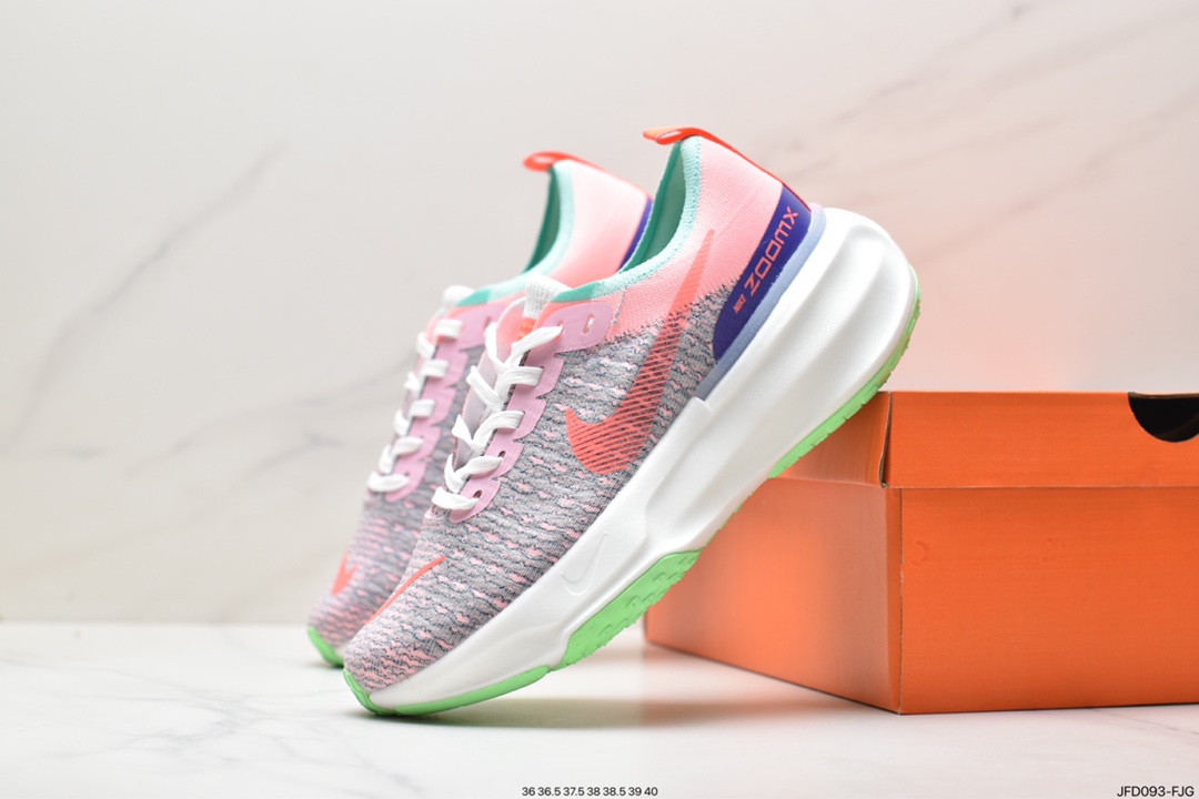 170 ZoomX Invincible Run Flyknit 3”White/Black/Red”不可战胜3代慢跑鞋 DR2615-020