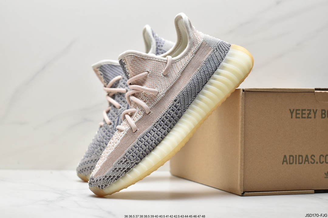 Yeezy Boost 350 V2 versatile lightweight popcorn midsole casual sports jogging shoes GW3375