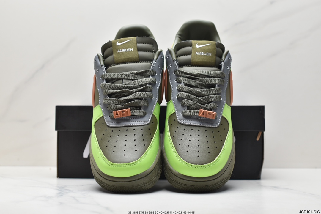 180 AMBUSH x Nike Air Force 1 Low 空军一号宽底版系列低帮板鞋 联名大钩 DV3464-102