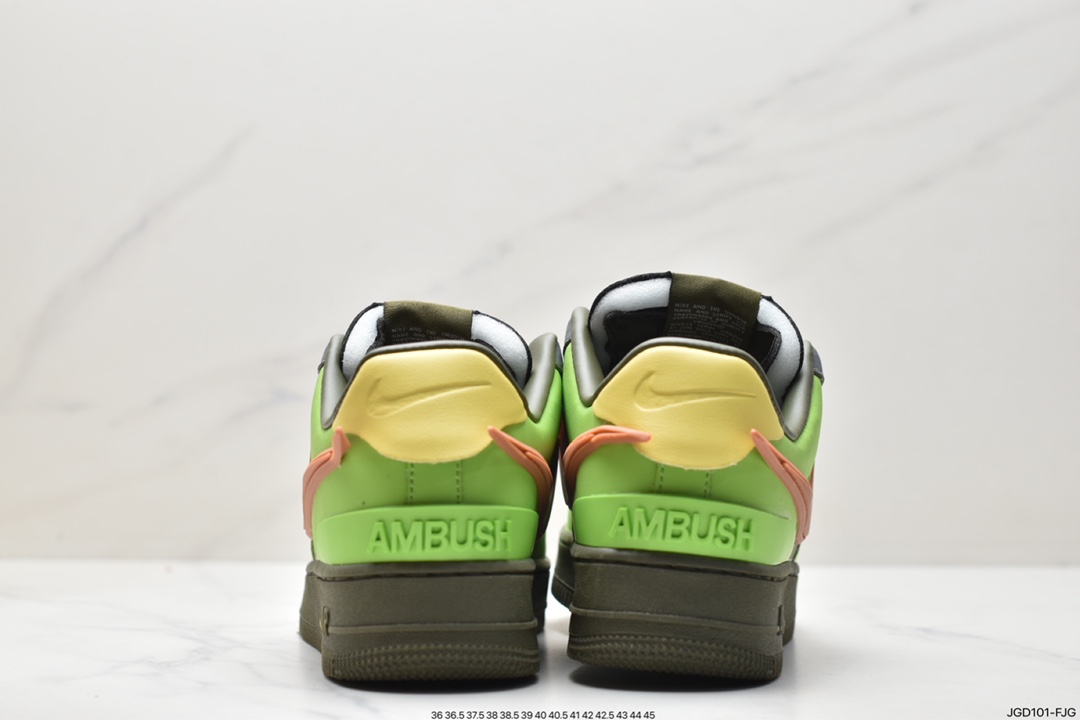 180 AMBUSH x Nike Air Force 1 Low 空军一号宽底版系列低帮板鞋 联名大钩 DV3464-102