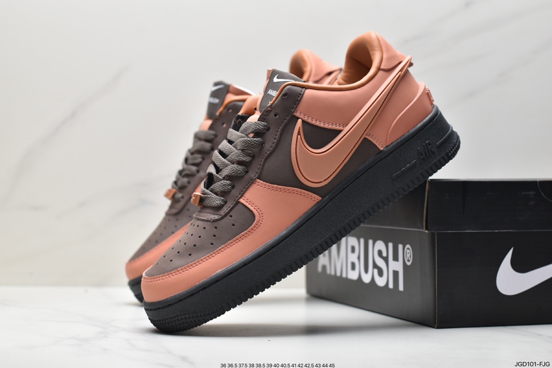 180 AMBUSH x Nike Air Force 1 Low 空军一号宽底版系列低帮百搭休闲运动板鞋 DV3464-102