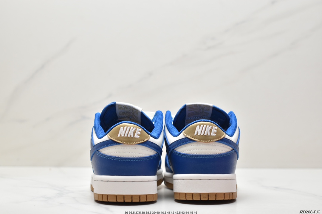 NIKE SB Dunk Low White Blue Gold Cost-effective Ceiling FB7173-141