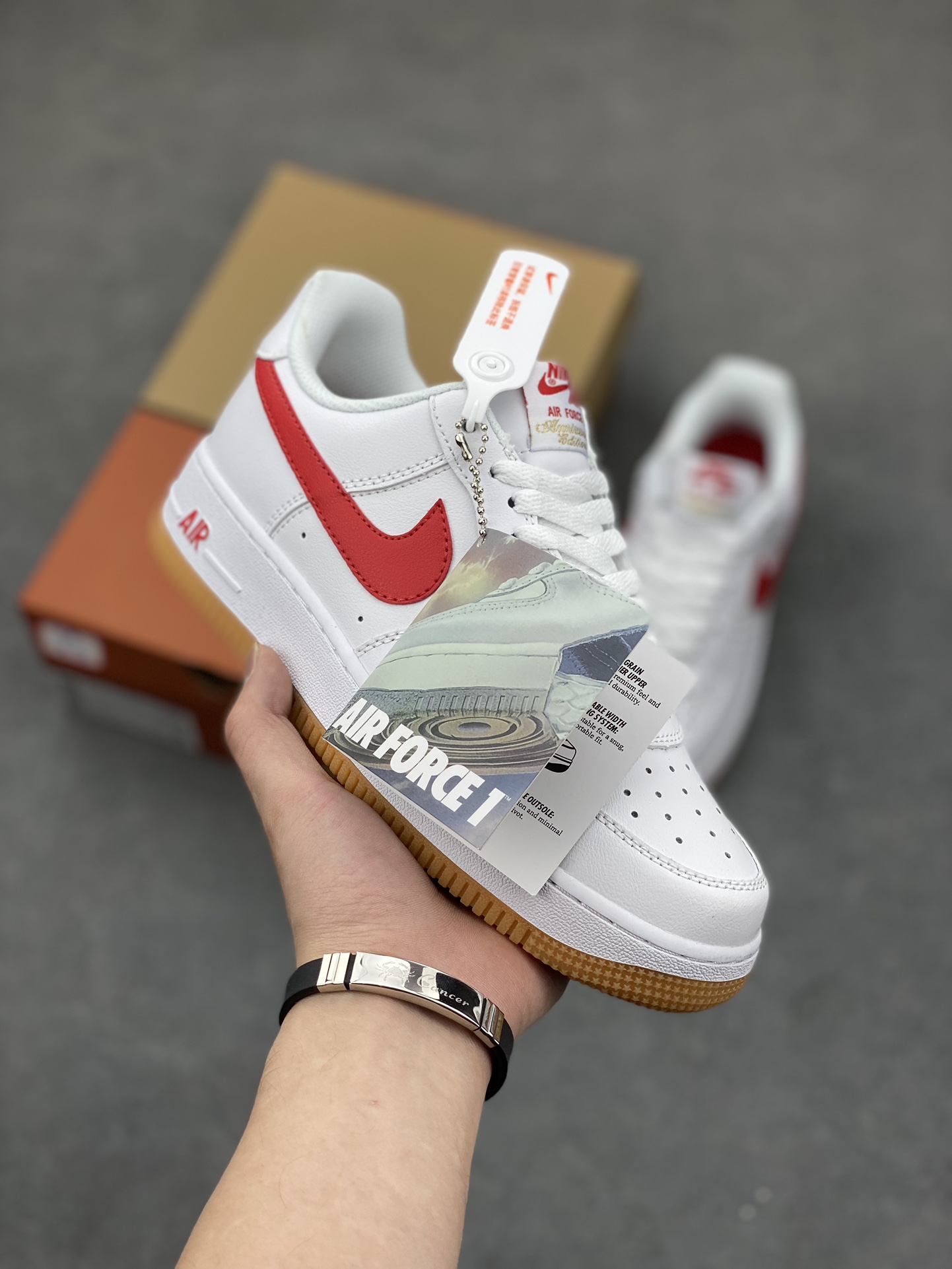 Nike Air Force 1 Low Retro 'Since 82' White/Pink Casual Sneakers 2 i1684180835 7339 0