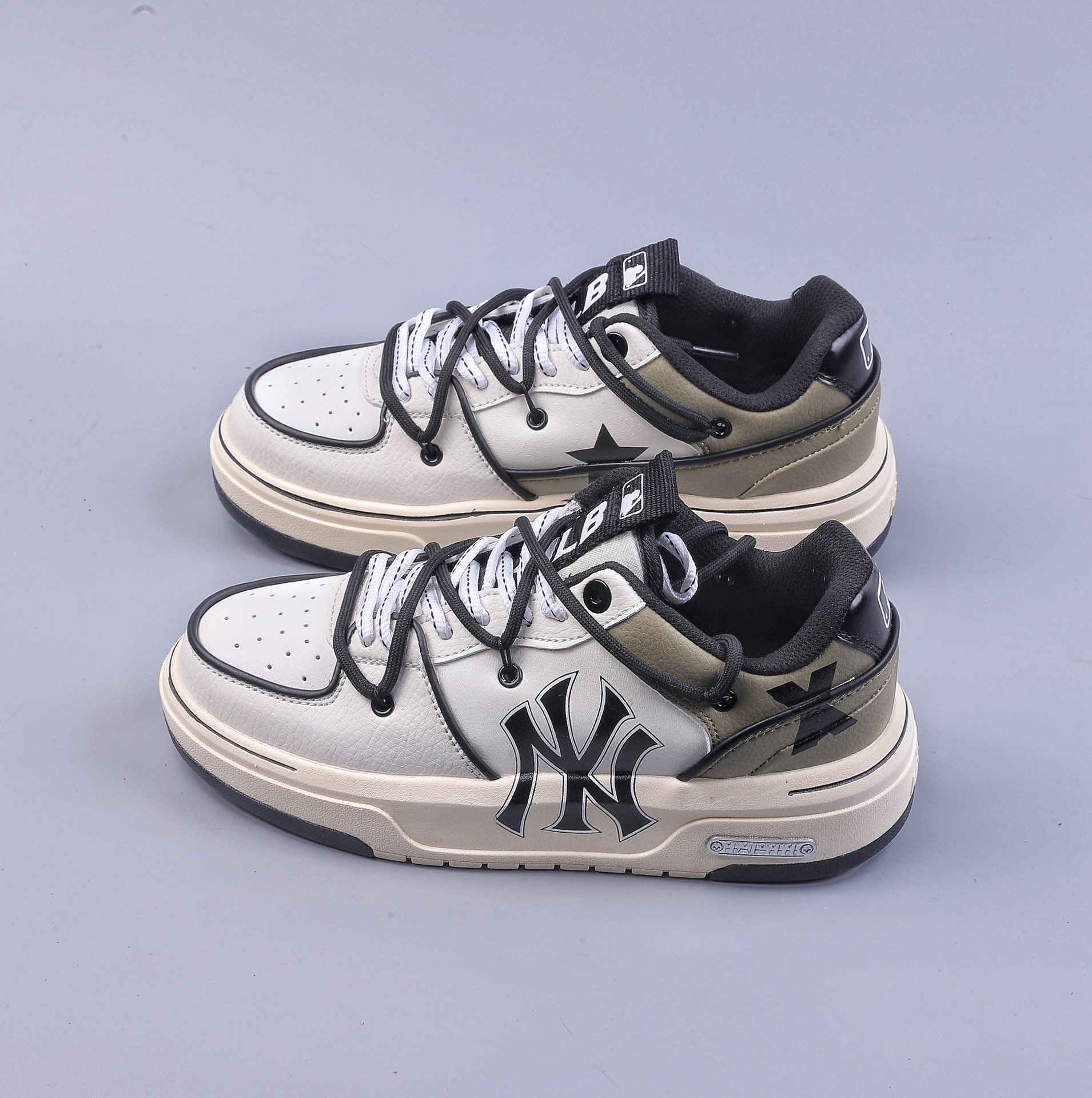 NY MLB Chunky Liner New York Yankees lace-up lightweight heightened thick-soled casual sports shoes 3ASXCLB3N43PKS