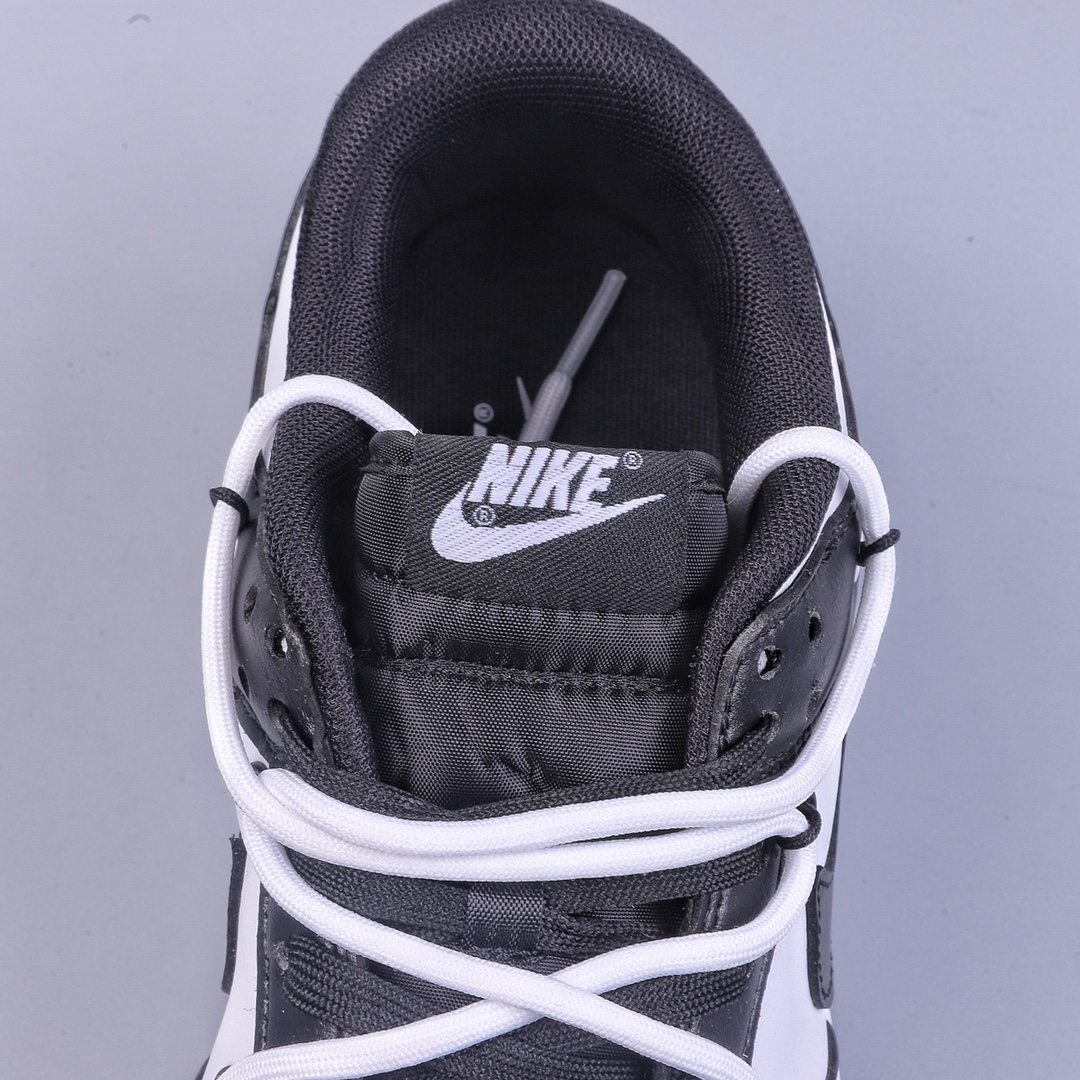240 Futura x Nike Dunk Low 黑白熊猫SB联名 解构绑带滑板鞋 DD1391-100