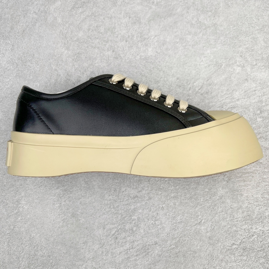 260 Marni Pablo Leather Mary Jane Sneaker 意大利品牌魔术贴大头增高板鞋